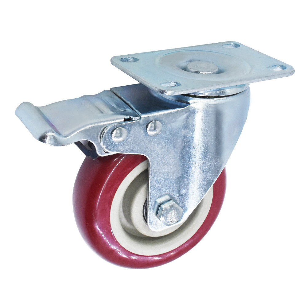 4 Piece 4 Inch Heavy Duty Caster Set Wheels Fits For All Swivel & Brake Casters