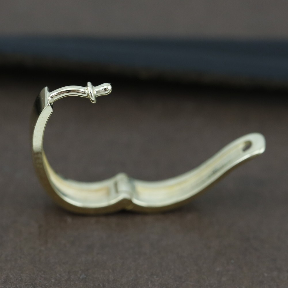 Genuine 9CT Solid Yellow Gold Enhancer & Bail 10mm