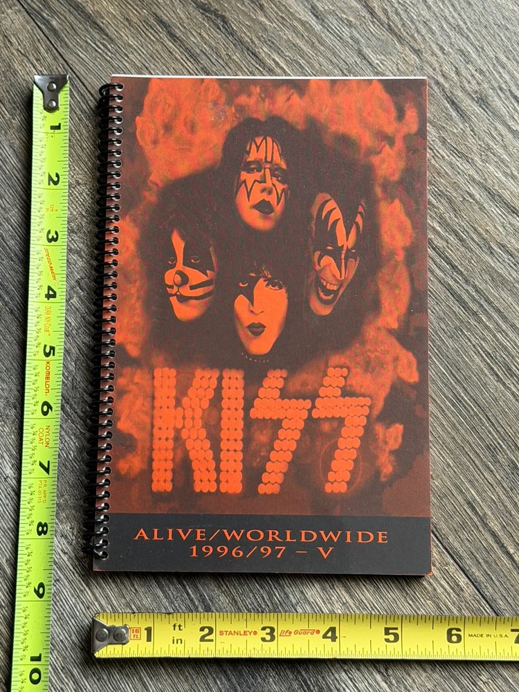 KISS Program Tour Itinerary Book 5 Alive Reunion Concert Tour Jan-Feb Vintage