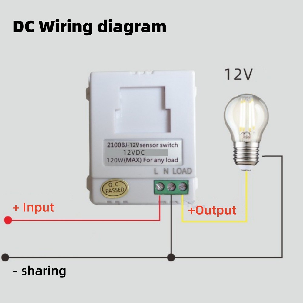 Automatic IR Infrared PIR Motion Sensor Light Switch Auto On/Off Lamp Control