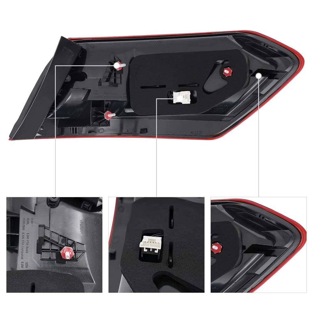 LED Tail Light for 2010-2013 W212 E-Class E350 E550 Driver Side