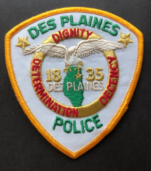 Des Plaines Illinois IL Police Sheriff Patch