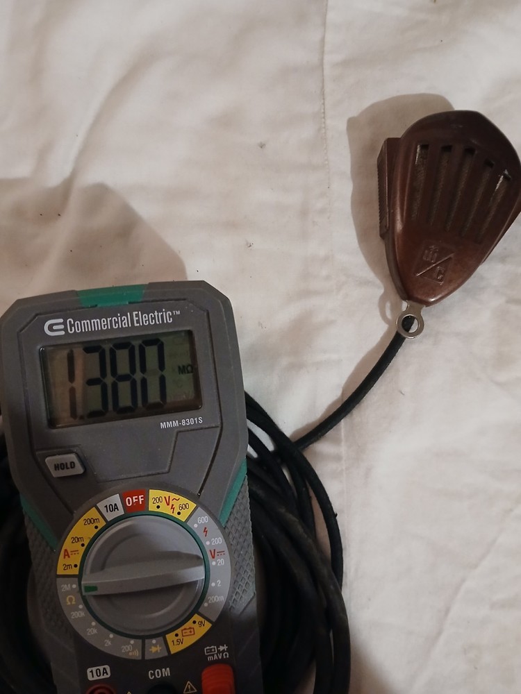 Webster Crystal Microphone Vintage Nice