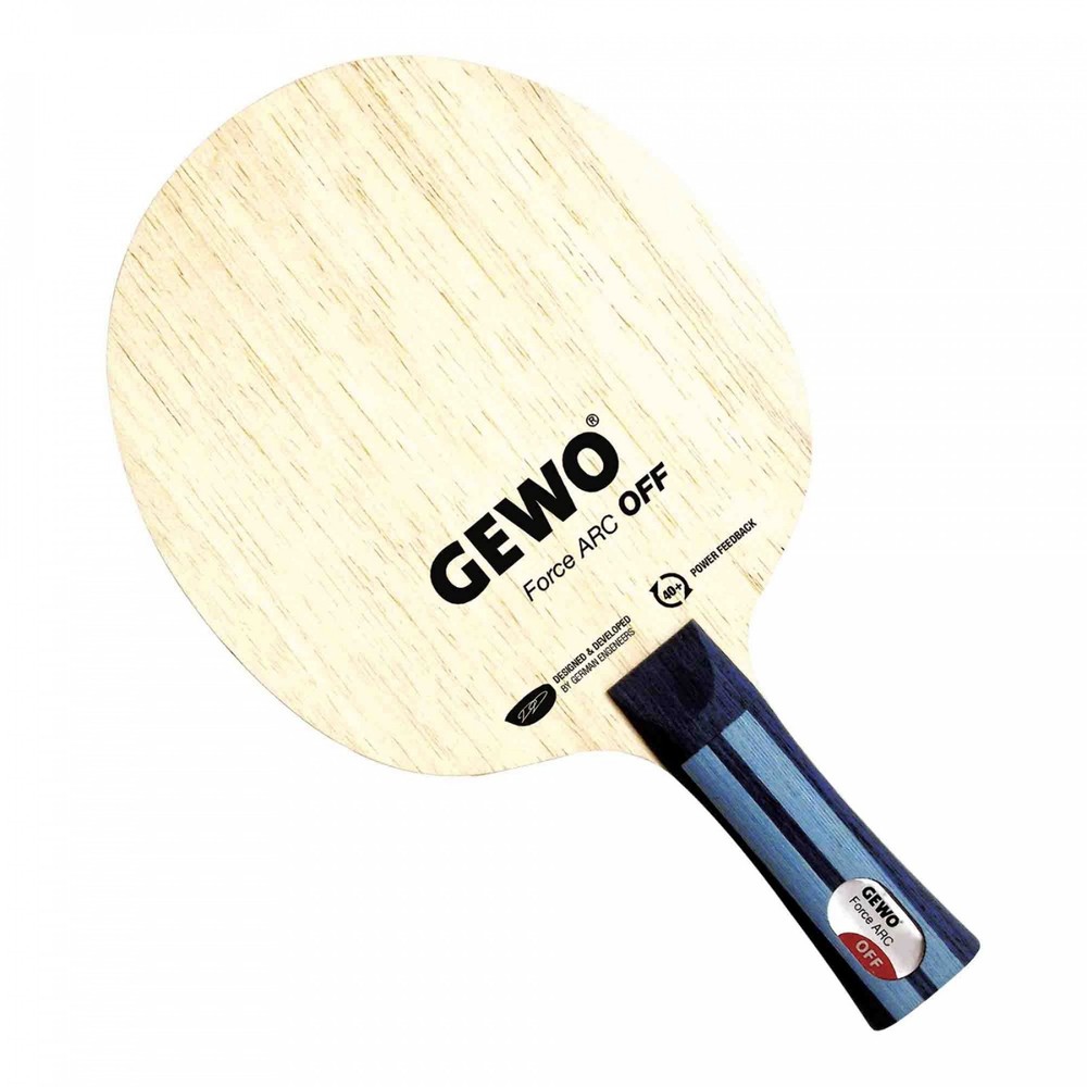 Gewo Force Arc table tennis blade, FL handle