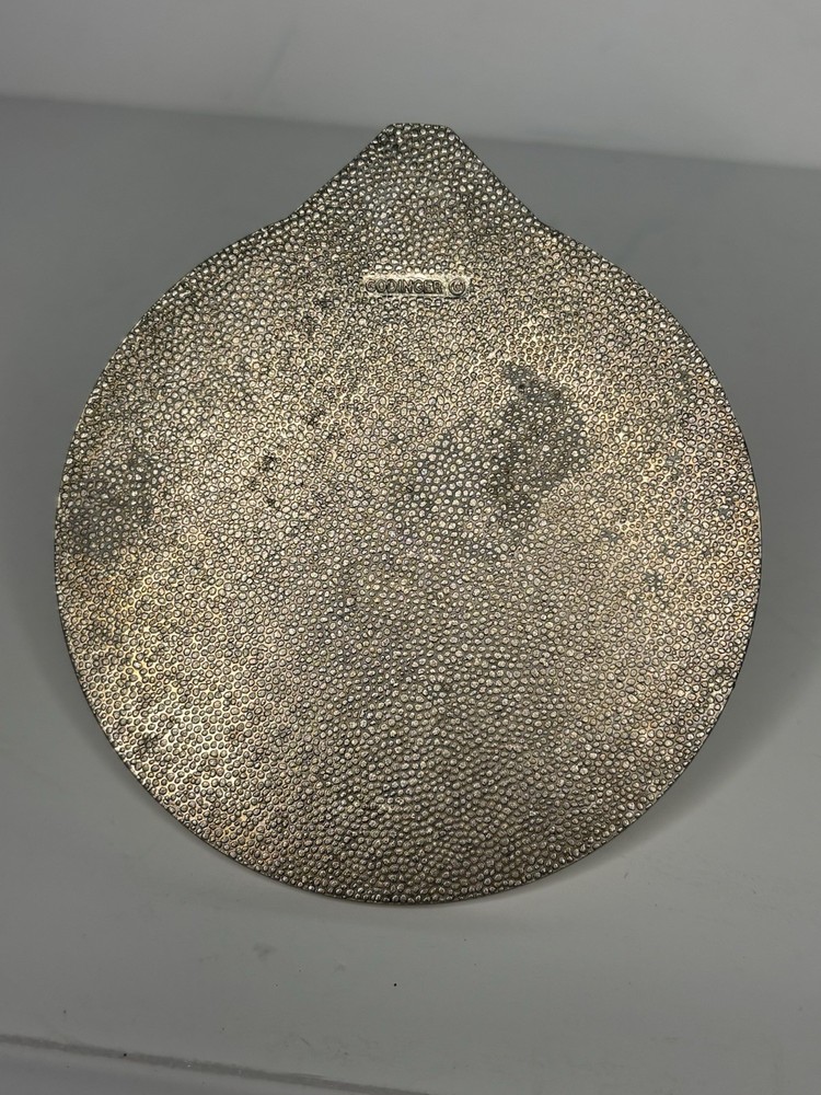 Vintage Rare Godinger Tuxedo Butler Wine Caddy Holder Silverplate