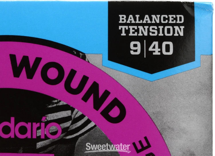 D'Addario EXL120BT Nickel Wound Electric Strings -.009-.040 Balanced Tension