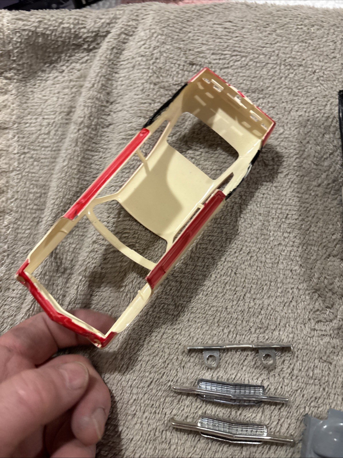 vintage 1973 issue MPC 1/25 Bill "Grumpy's Toy" Jenkins Pro Stock Vega Parts