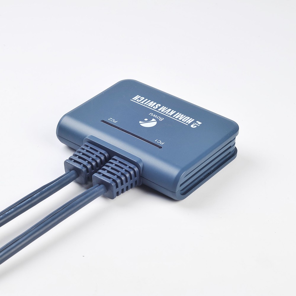 Dual Port HDMI-compatible KVM USB Switch Switcher a Single Console f 2 Computer