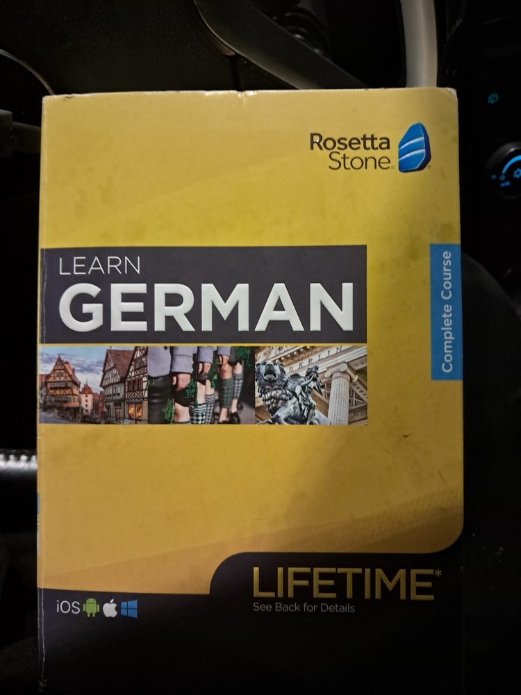 Rosetta Stone Learn German Complete Course Lifetime Online Access