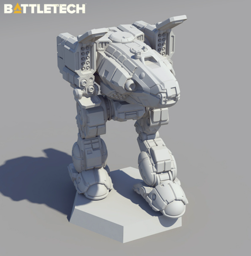 Battletech Stalker Assault Mech + Pilot Cards IS Kickstarter Fire Lance Catalyst