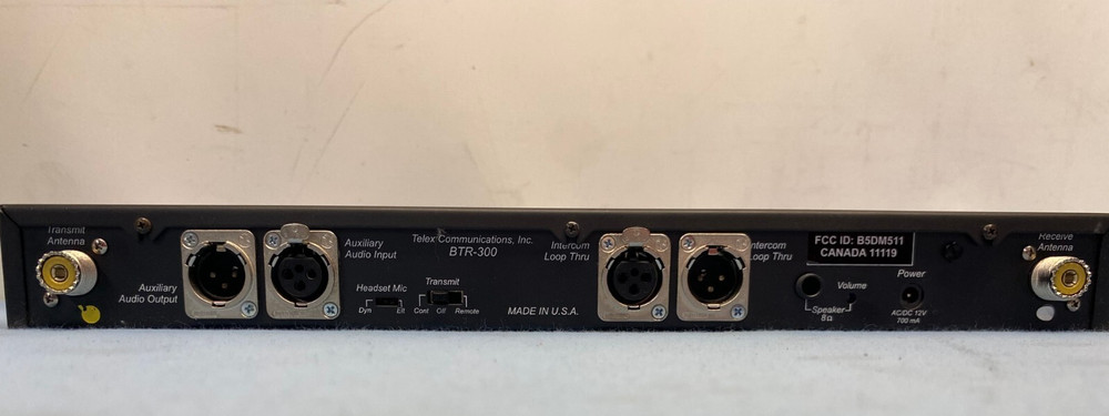 RadioCom BTR-300 Wireless Intercom Base Station w/Power Supply