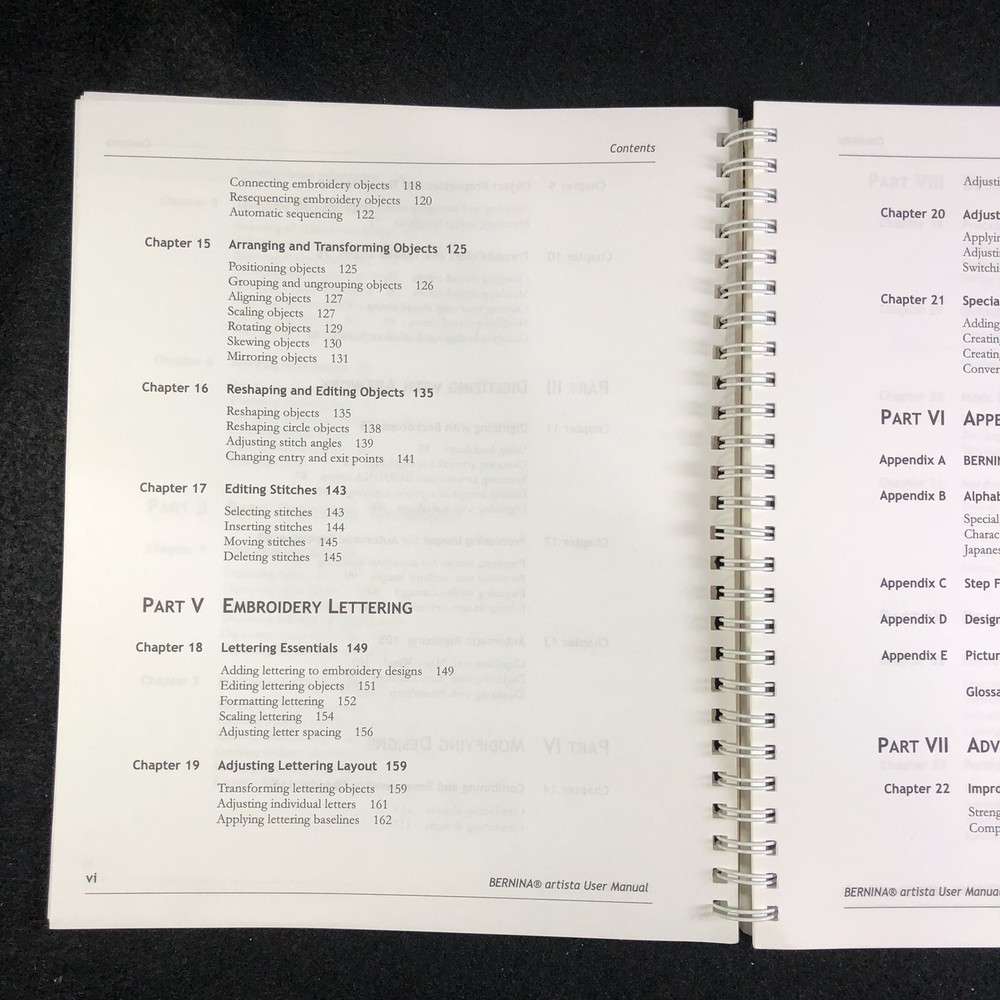 Bernina User manual for Version 4 PC- Embroidery Software Part 2 Advance