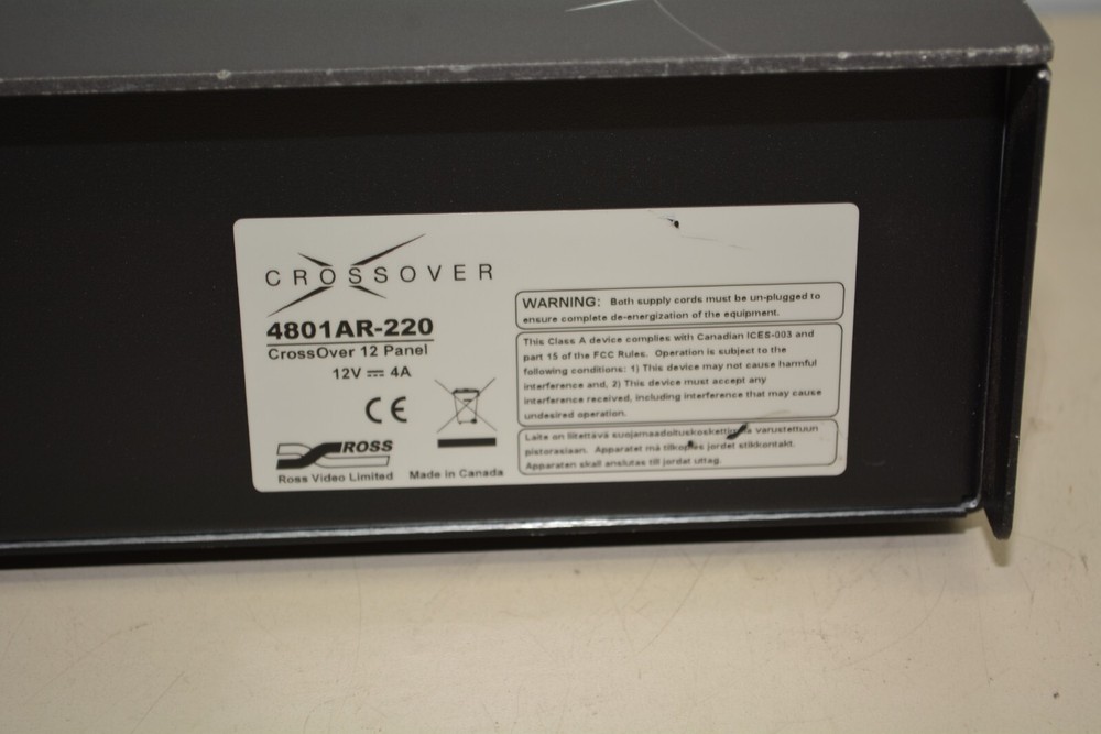 Ross CrossOver 12 Panel Switch 4801AR-220 #W1338