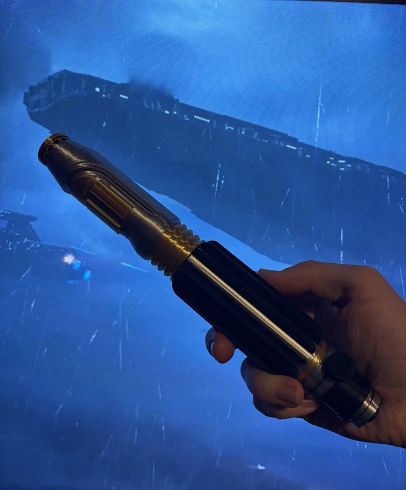Mace Windu Lightsaber Replica 3D Printed