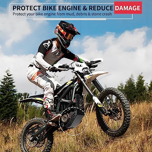 Engine Guard Skid Plate for Sur Ron Ultra Bee, Engine Bash Bottom Guard Black