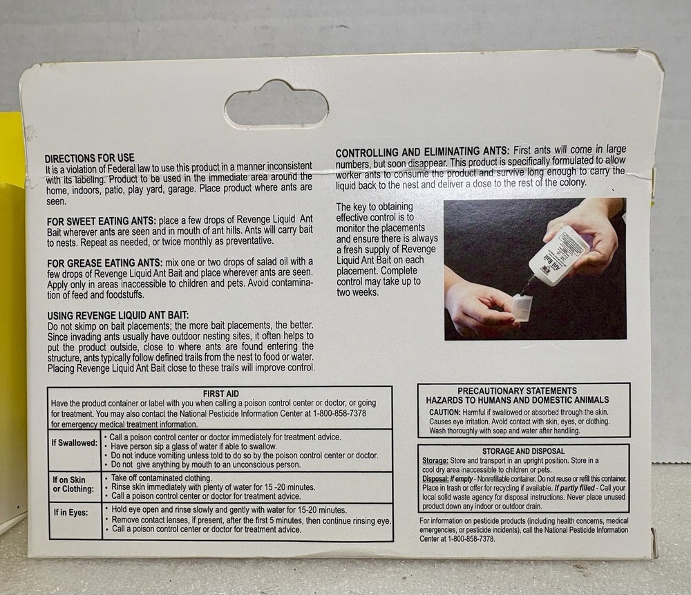 Revenge Liquid Ant Bait with Refillable Stations - 2pack
