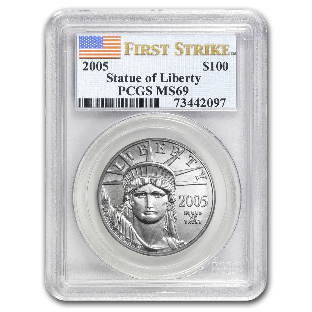 2005 1 oz American Platinum Eagle MS-69 PCGS