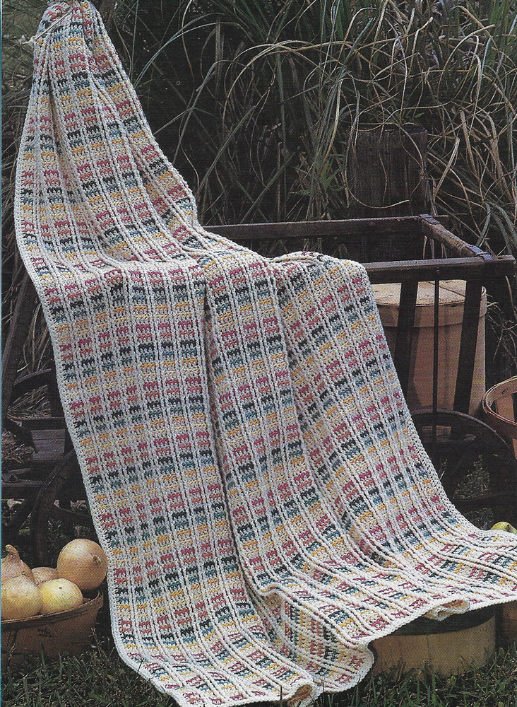 Fall Jewels Afghan crochet pattern instructions