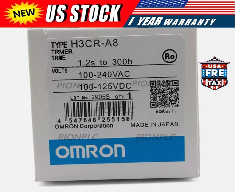 New Omron H3CR-A8 Timer Module H3CRA8 One