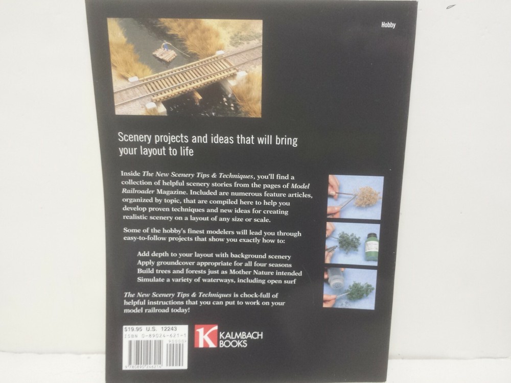 The New Scenery Tips and Techniques Model Railroader Book 12243