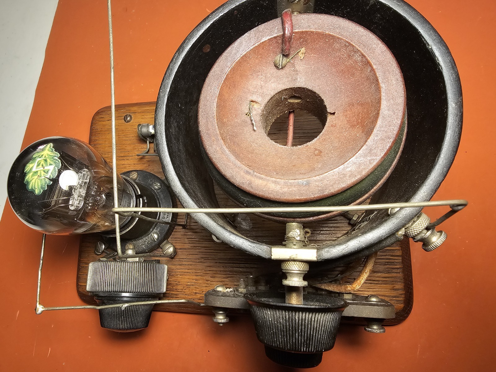 1920’s Antique Homebrew Home Made 1 tube radio