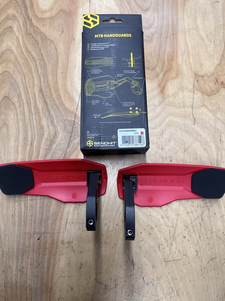 Sendhit Nock V2 Handguards Red, Pair