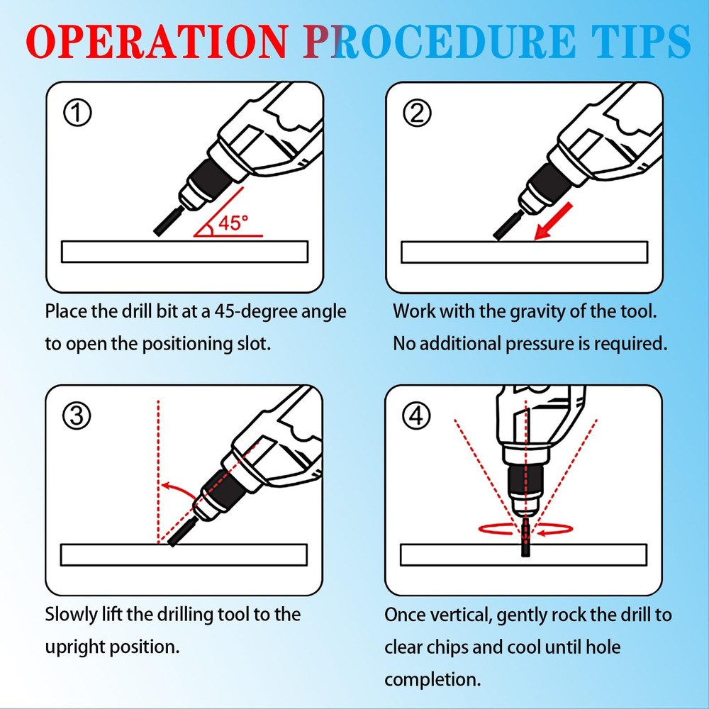 DKIBBITH 10 Pack Dry Diamond Drill Bits & Tile 10 Pcs Bit