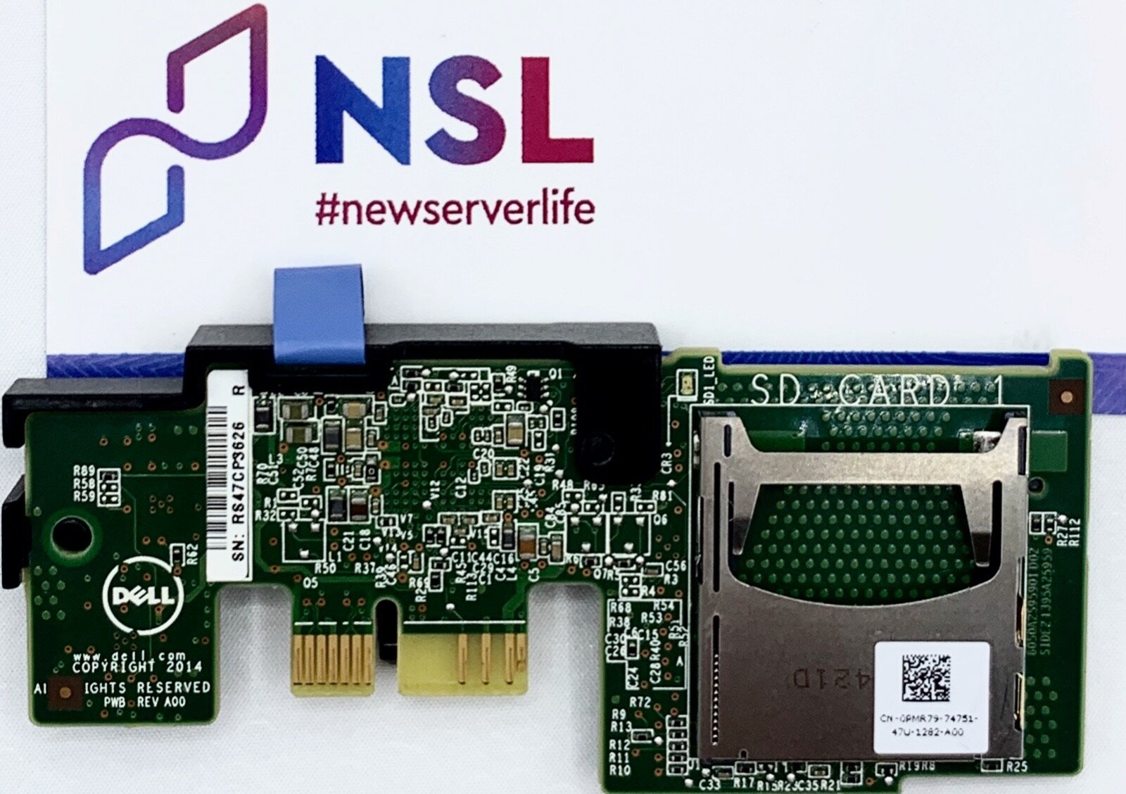 Dell PMR79 Dual SD Flash Card Reader Module R430 R530 R630 R730 R730XD