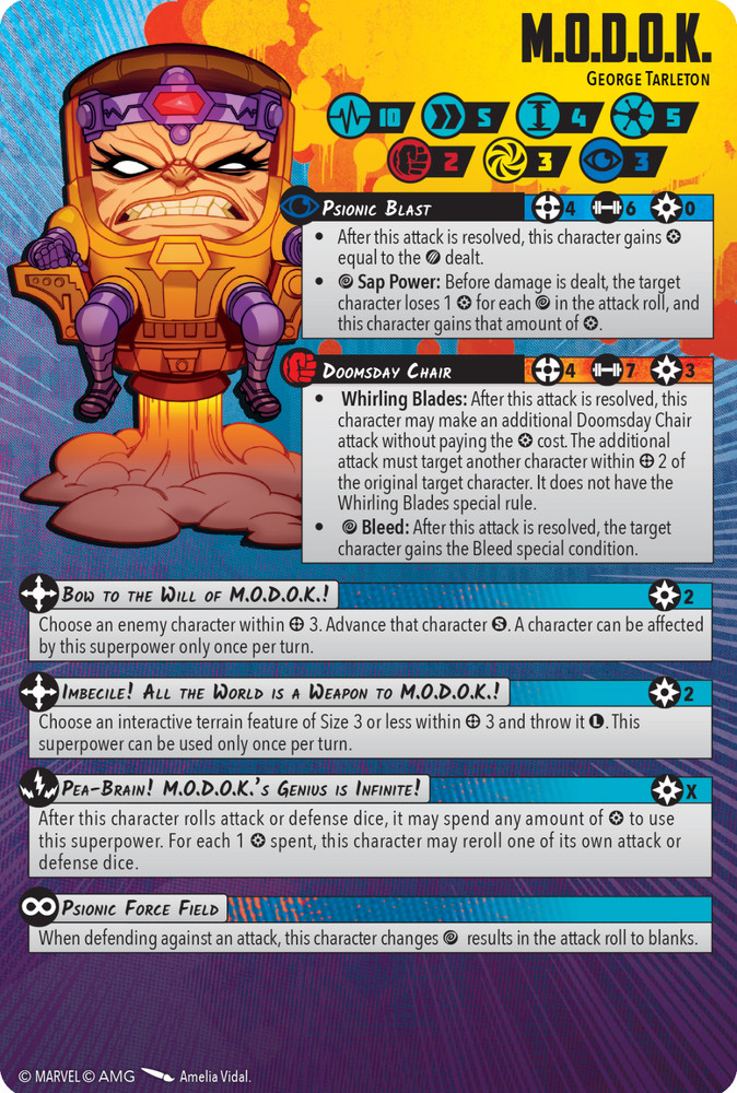 Marvel: Crisis Protocol - M.O.D.O.K. Character Pack (CP05 MODOK)