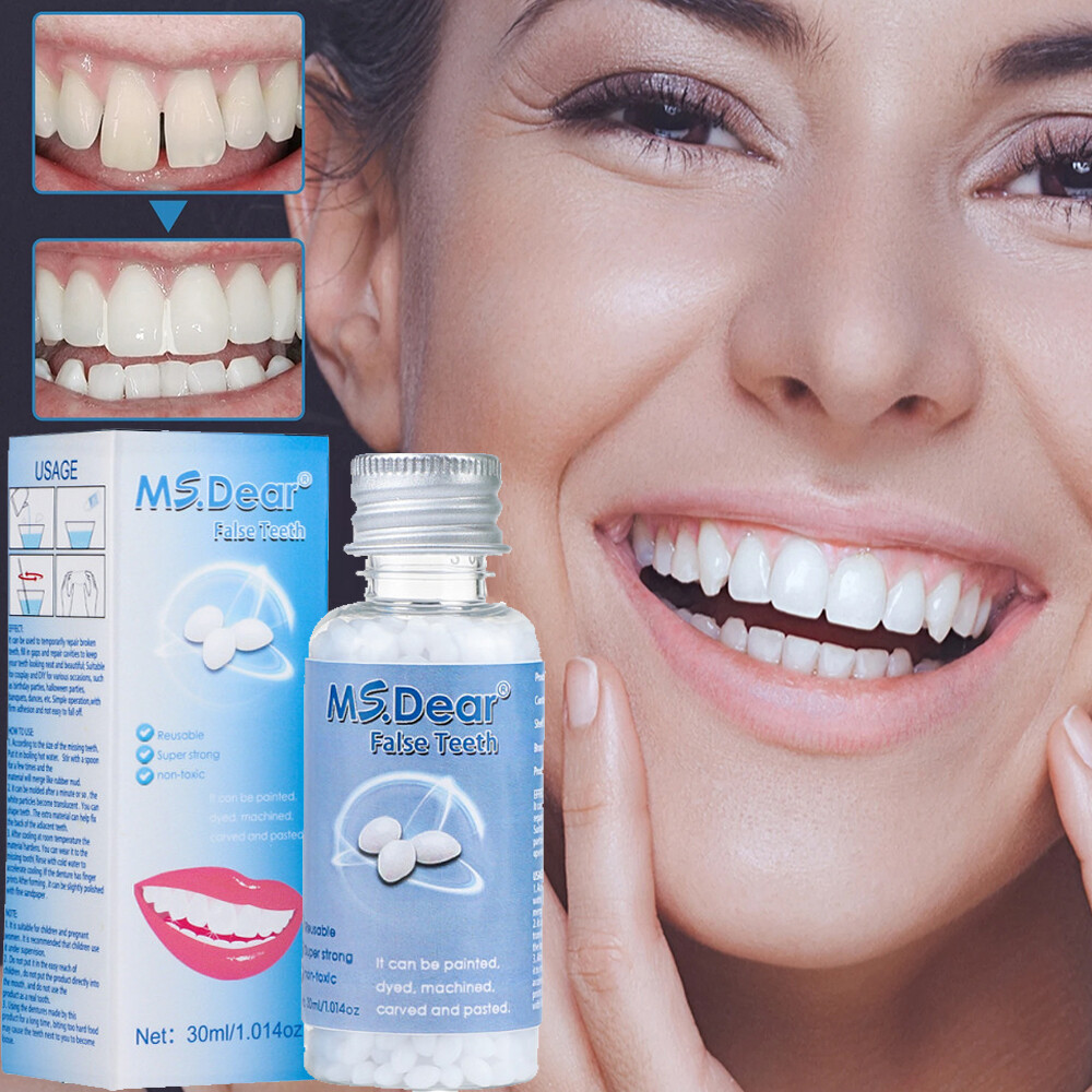 3X Tooth Repair Kit - Temporary Teeth Replacement Kit for Missing & Broken Teeth