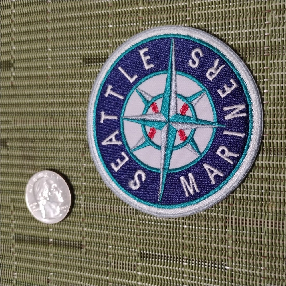 MLB Seattle Mariners IRON ON PATCHES