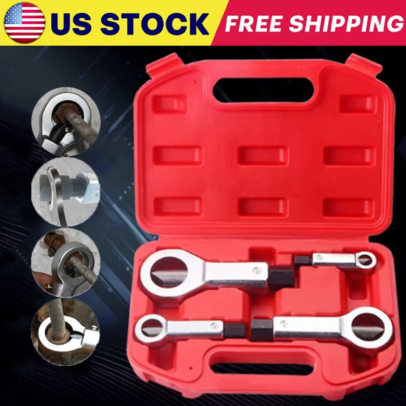 9-27mm Nut Splitter Breaker Set Nut Remover Extractor Adjustable Cracker Tools