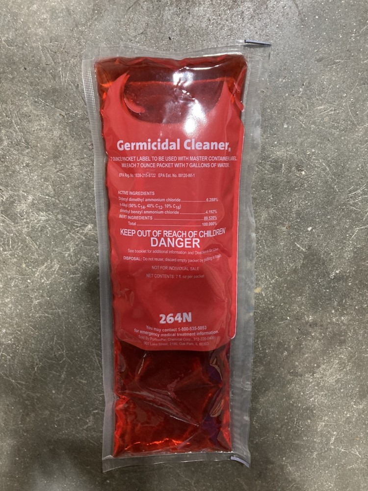 Box of 24 PortionPac Germicidal Cleaner