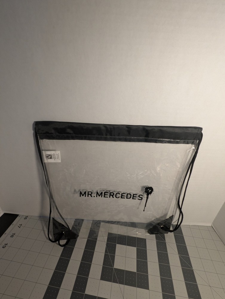 Mr. Mercedes SDCC 2018 clear Drawstring bag