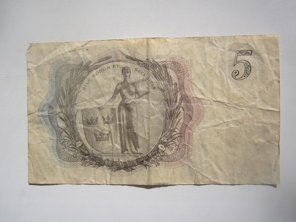 1954 SWEDEN 5 KRONOR