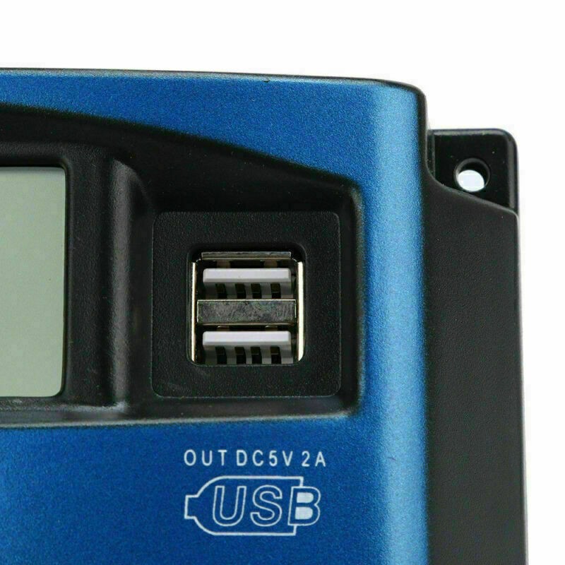 🚀40A MPPT Solar Panel Regulator Charge Controller 12V/24V Auto Focus Tracking!!