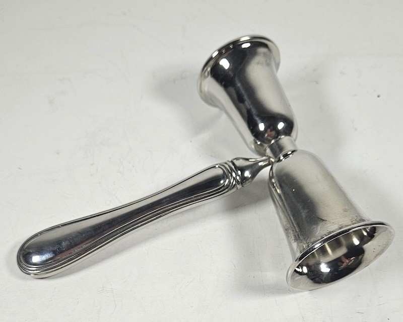 Wallace Silversmiths Silverplate Handled Double Cocktail Jigger