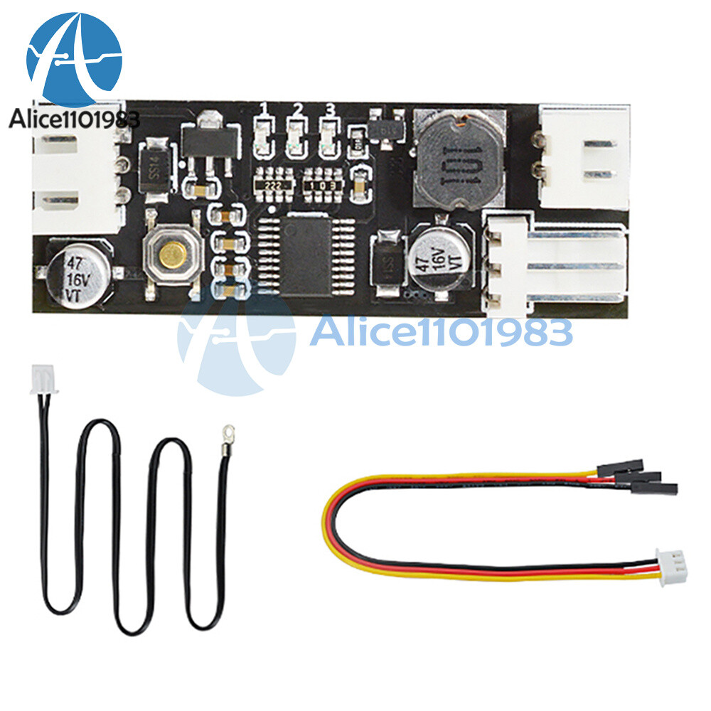 DC12V Computer Fan Temperature Control Governor Speed Controller Module 2~3Wire