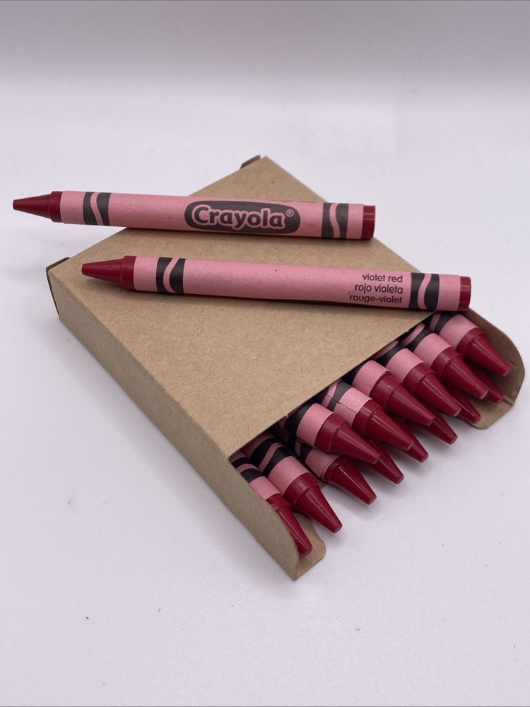 (16) Crayola Crayons (violet red) BULK