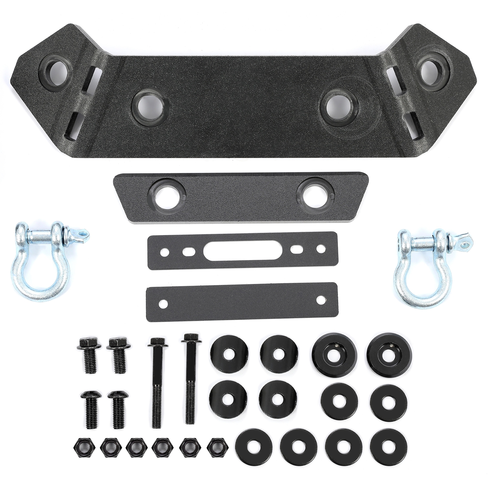 For Can-Am Maverick X3 17-23 Winch Ready Front Bumper W/ D-Rings Brush Guard