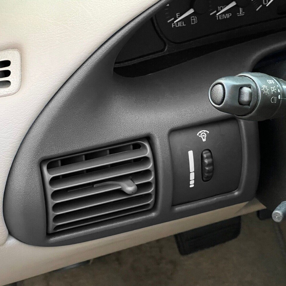 Black Painted Dash Panel Speedometer Trim Bezel For 2000-2005 Chevy Cavalier