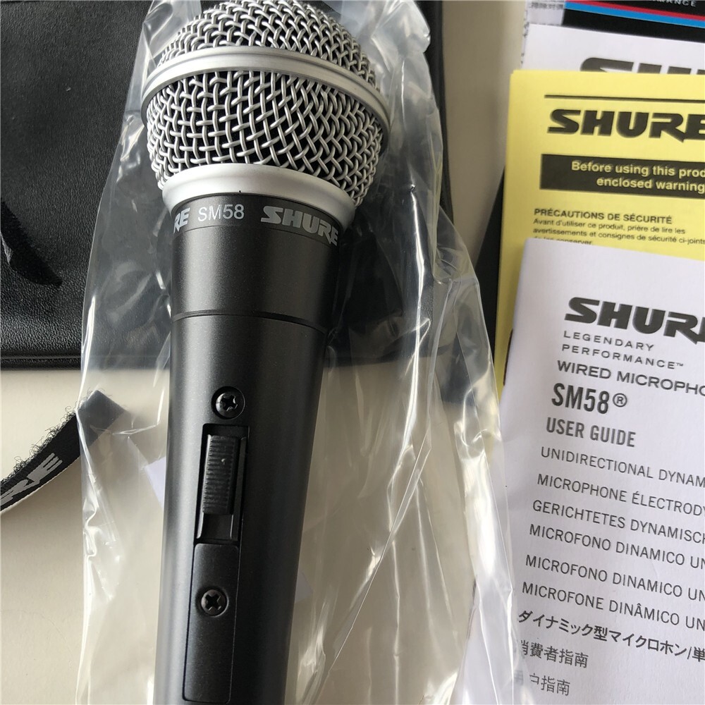 NEW SM58S Dynamic Vocal Microphone with On/Off Switch No Cable