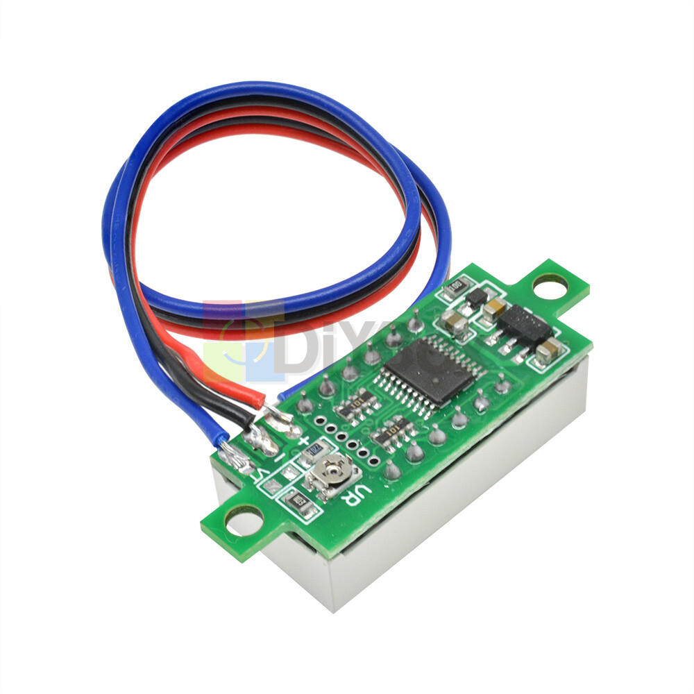DC 0-100V 0.36 " 4-Digit Digital Voltmeter LED Voltage Tester Panel Meter 3-Wire