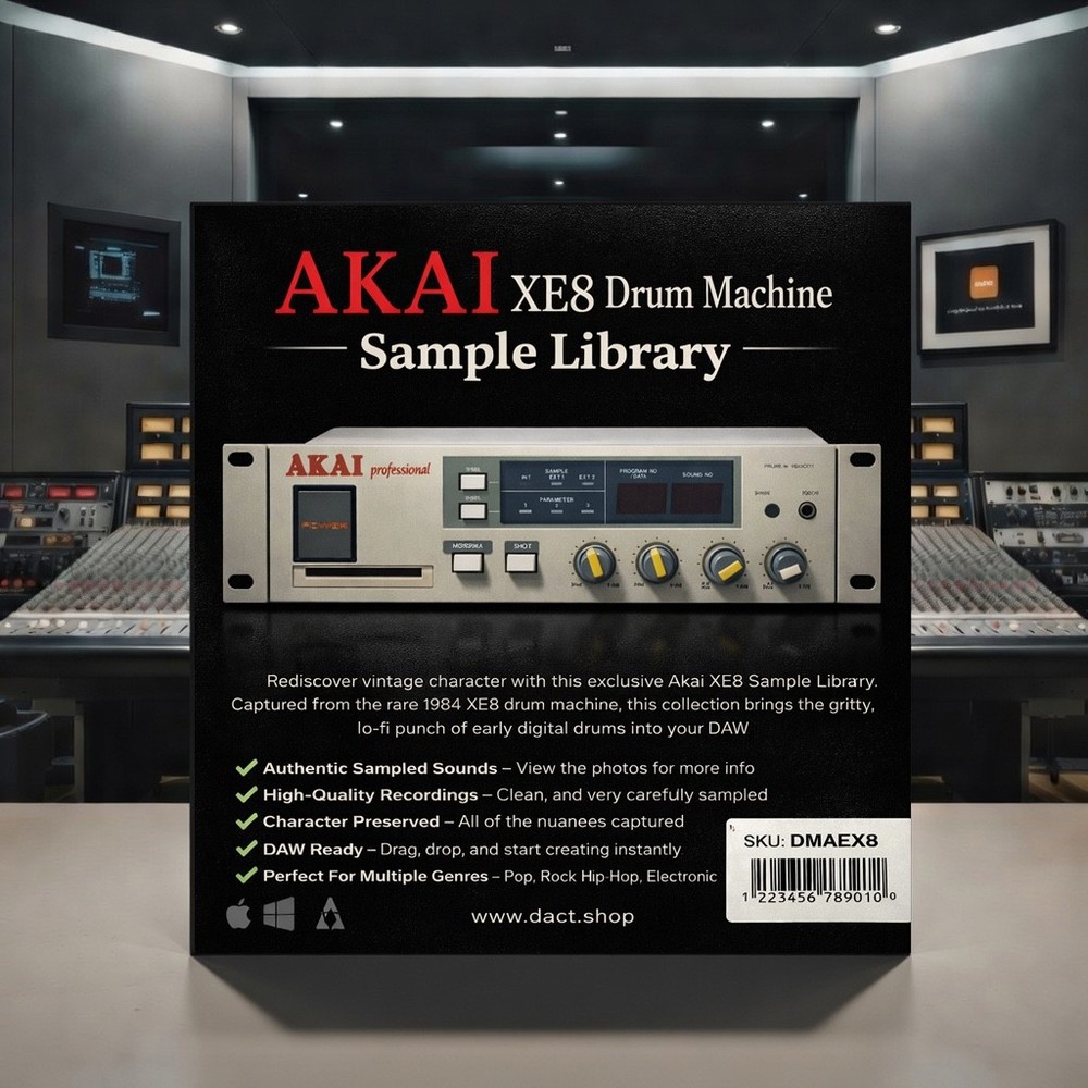 Akai XE8 Drum Machine Sample Library
