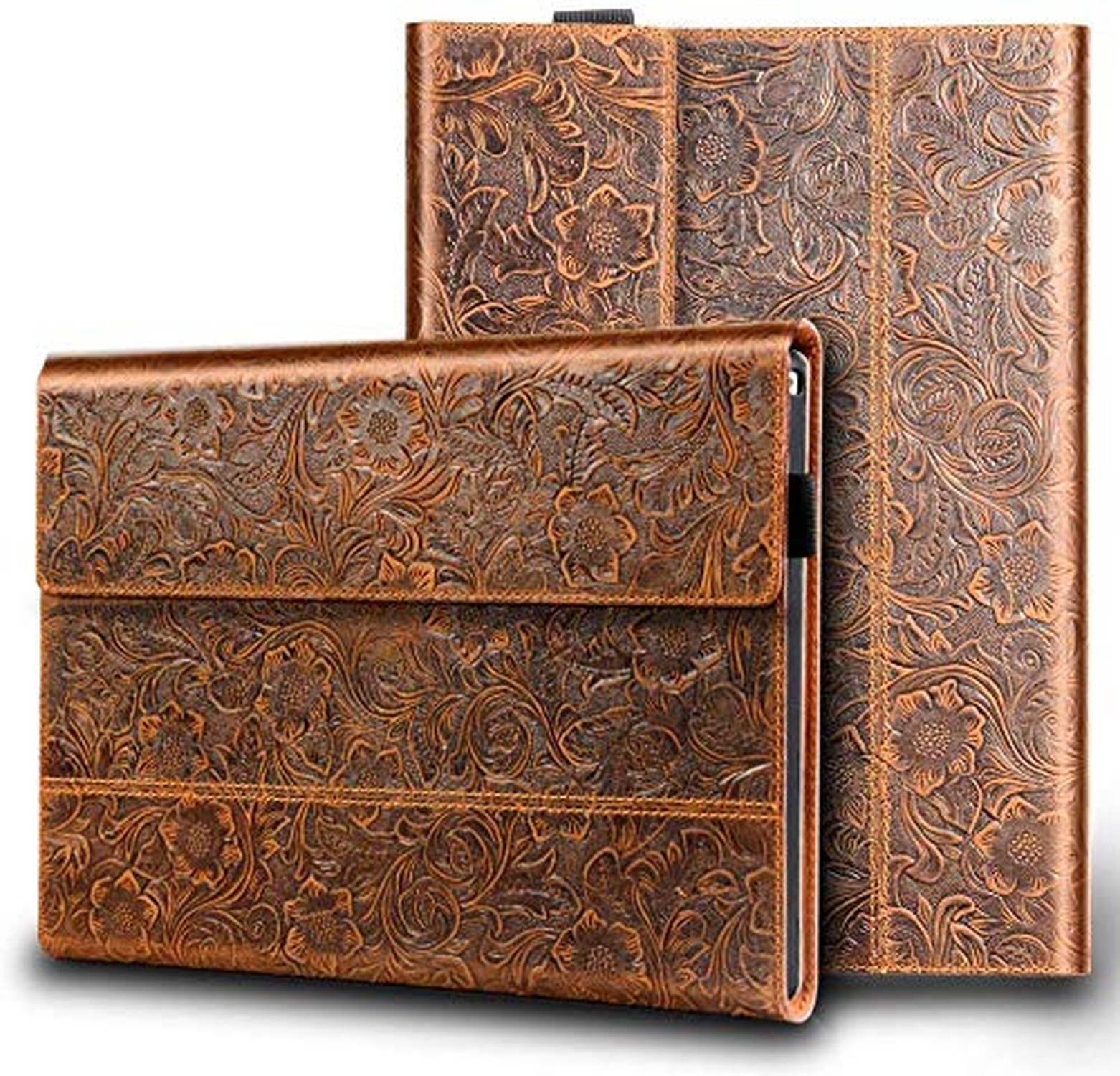 Gexmil Leather Case for Surface Pro 7+ 12.3 Inch,7th/6th/5th/4th Generation(2...