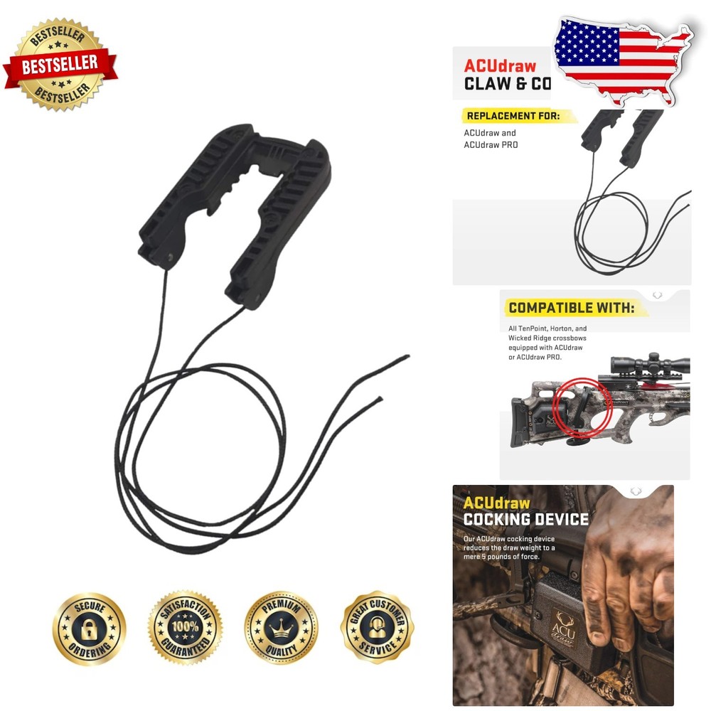 Replacement ACUdraw Claw & Draw Cord - Lightweight, Integrated Design