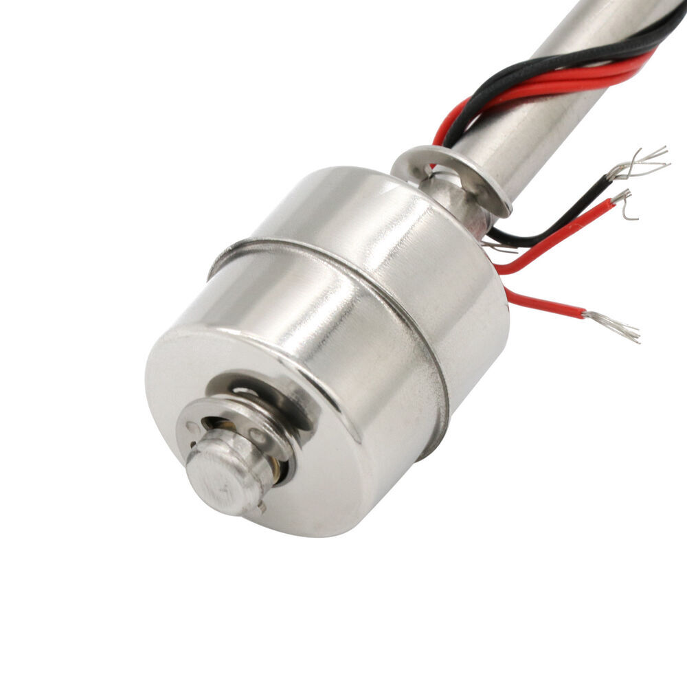 2PC Tank Pool Liquid Water Level Sensor Stainless Steel Double ball Float switch