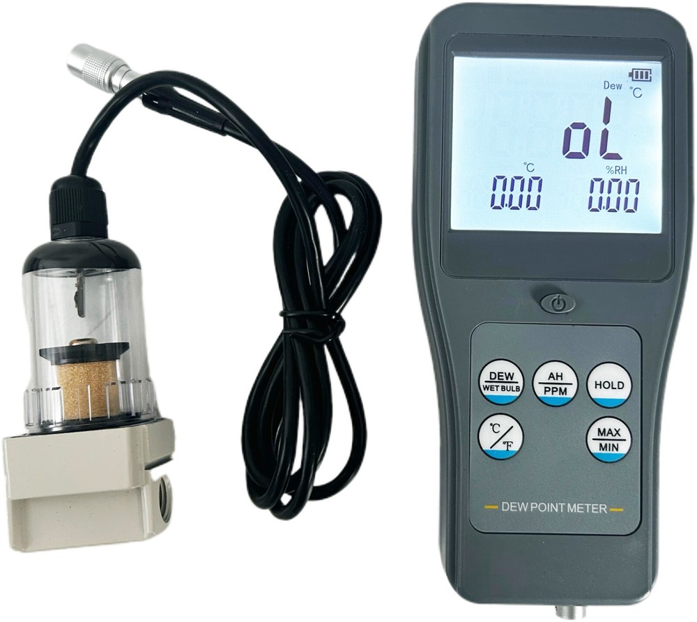 Split Multifunctional Dew Point Meter Dew Point Temperature PPM Humidity Test