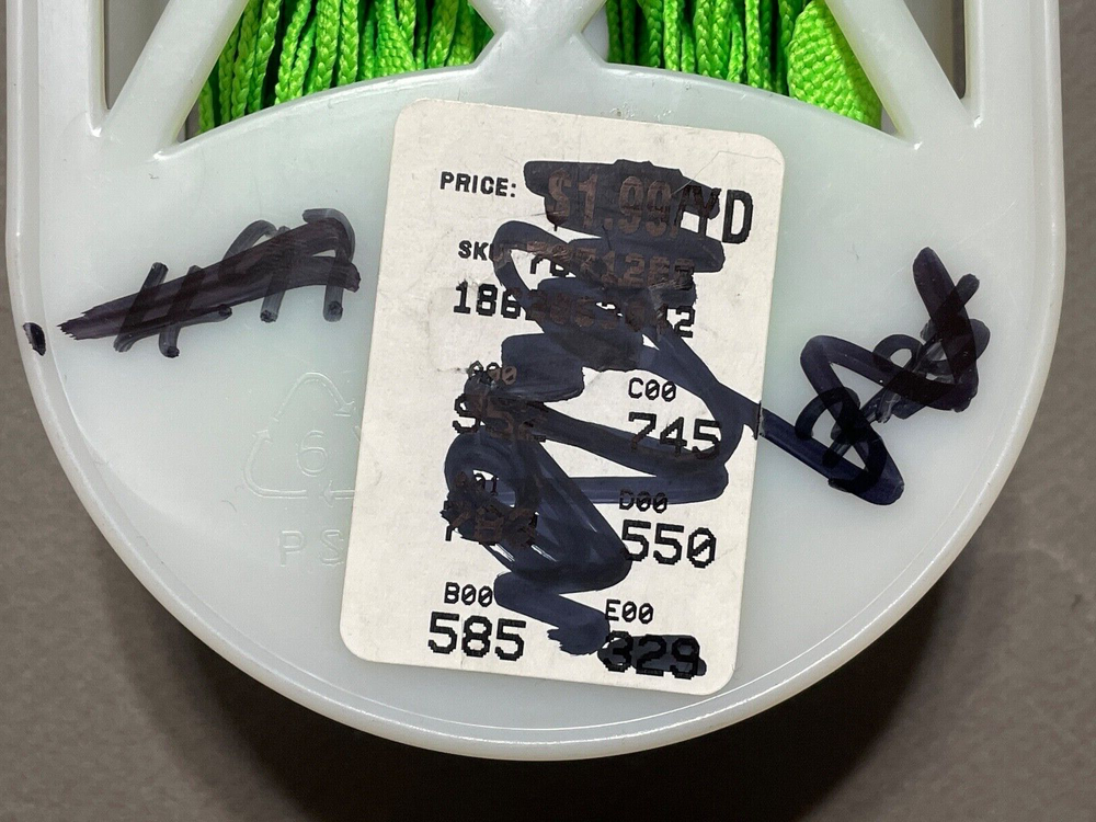 TRIMTEX BASIC 1 1/4" APPLE GREEN MAXI POLY RICK RACK 11 YDS