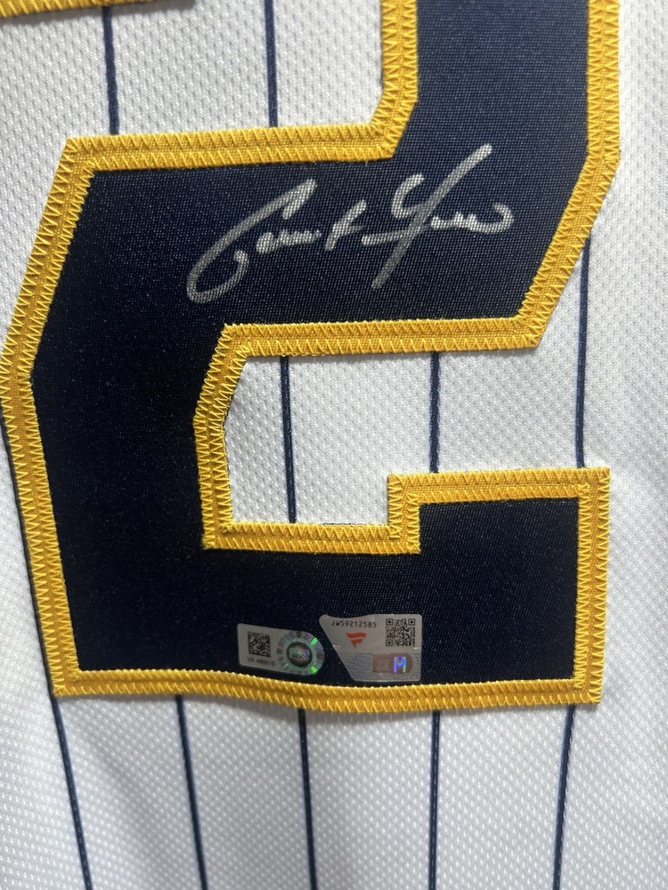 Fanatics Christian Yelich Authentic Jersey Autographed (Pulled)￼￼